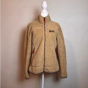 L.L.Bean Mountain Deep Pile Sherpa Fleece Zip-Up Jacket - Size XS